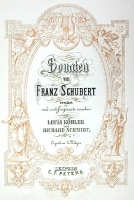 Franz Schubert Sonaten Klavierstucke Chorische musik Lieder В четырех книгах артикул 3207b.